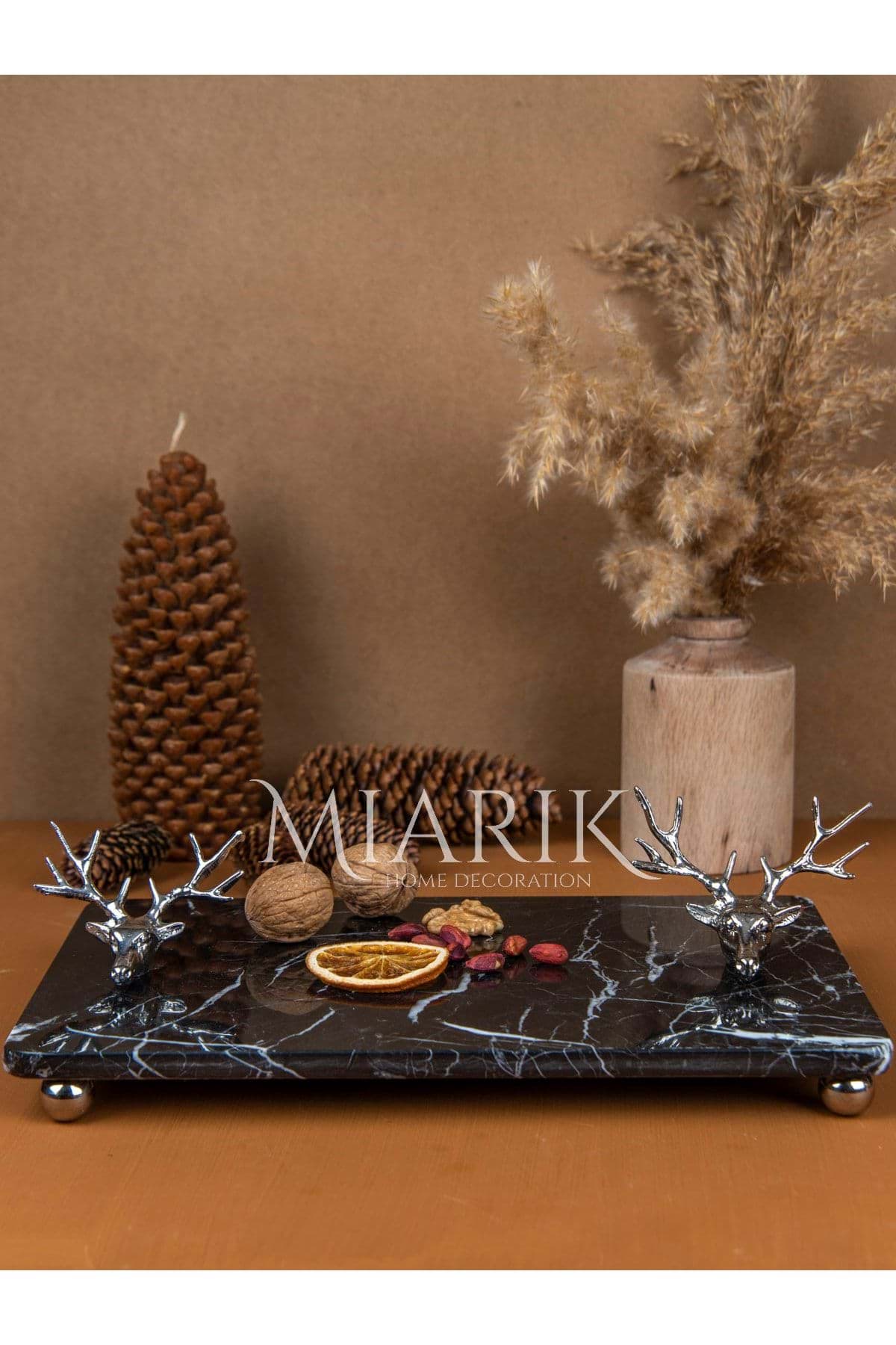 Dekoratif Mermer Dikdörtgen Boynuzlu Geyıkdetaylı Sunum Tepsısı Servis Tabağı için detaylı bilgi göster Dekoratif Mermer Dikdörtgen Boynuzlu Geyıkdetaylı Sunum Tepsısı Servis Tabağı resmi