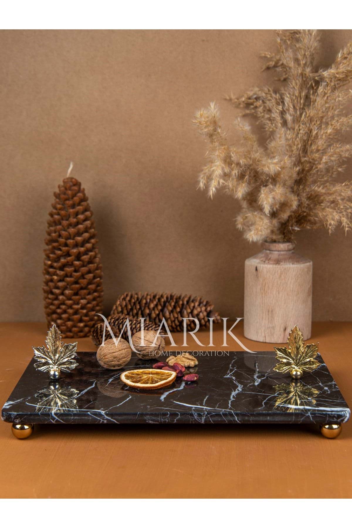 Dekoratif Mermer Dikdörtgen Çınar Yaprağı Detaylı Sunum Tepsısı Servis Tabağı için detaylı bilgi göster Dekoratif Mermer Dikdörtgen Çınar Yaprağı Detaylı Sunum Tepsısı Servis Tabağı resmi