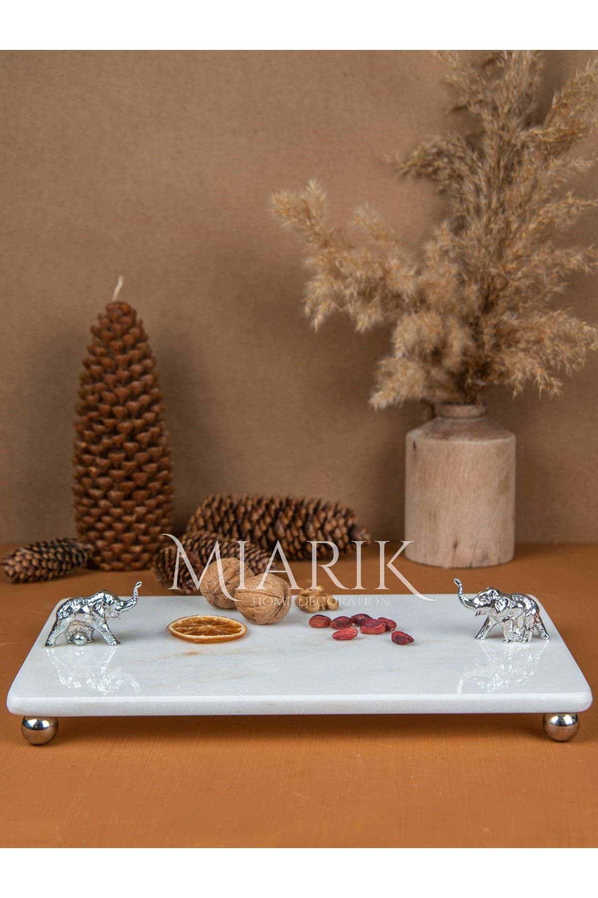 Dekoratif Mermer Dikdörtgen Fıl Detaylı Sunum Tepsısı Servis Tabağı için detaylı bilgi göster Dekoratif Mermer Dikdörtgen Fıl Detaylı Sunum Tepsısı Servis Tabağı resmi