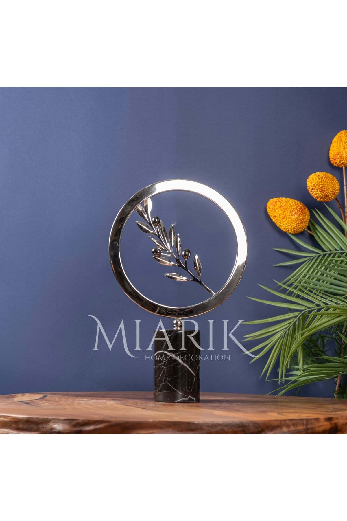 Dekoratif 2li Zeytin Dalı Profil Obje resmi