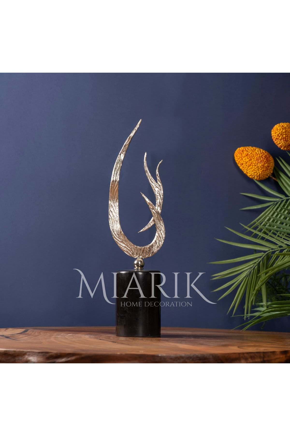 Dekoratif Mermer Kaideli Ateş Obje resmi