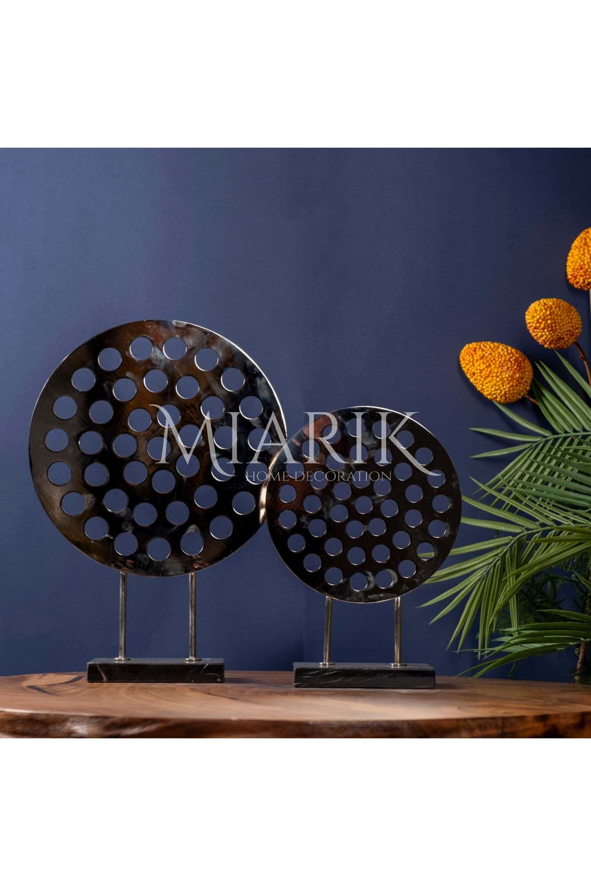 Dekoratif 2li Halka Obje resmi