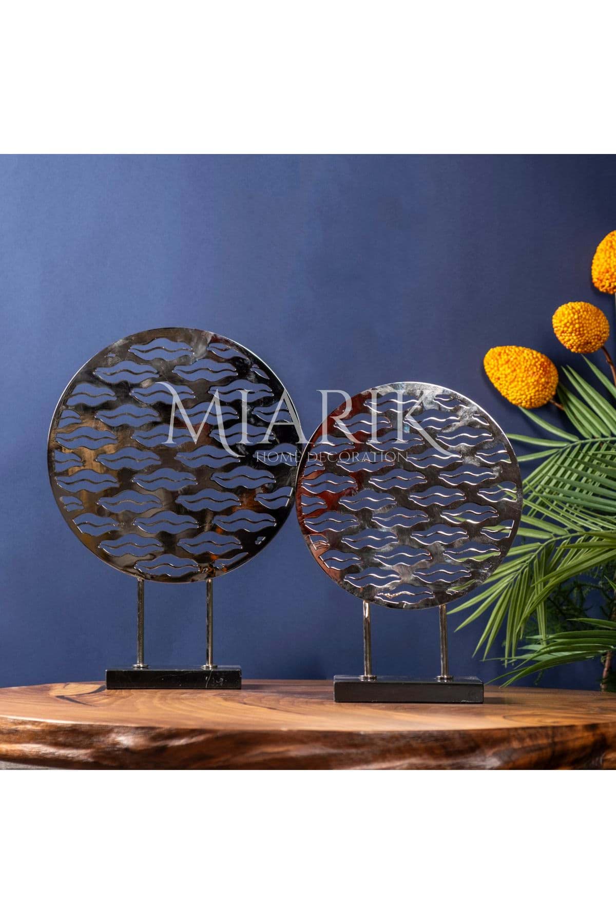 Dekoratif Yuvarlak 2li Dudak Obje resmi