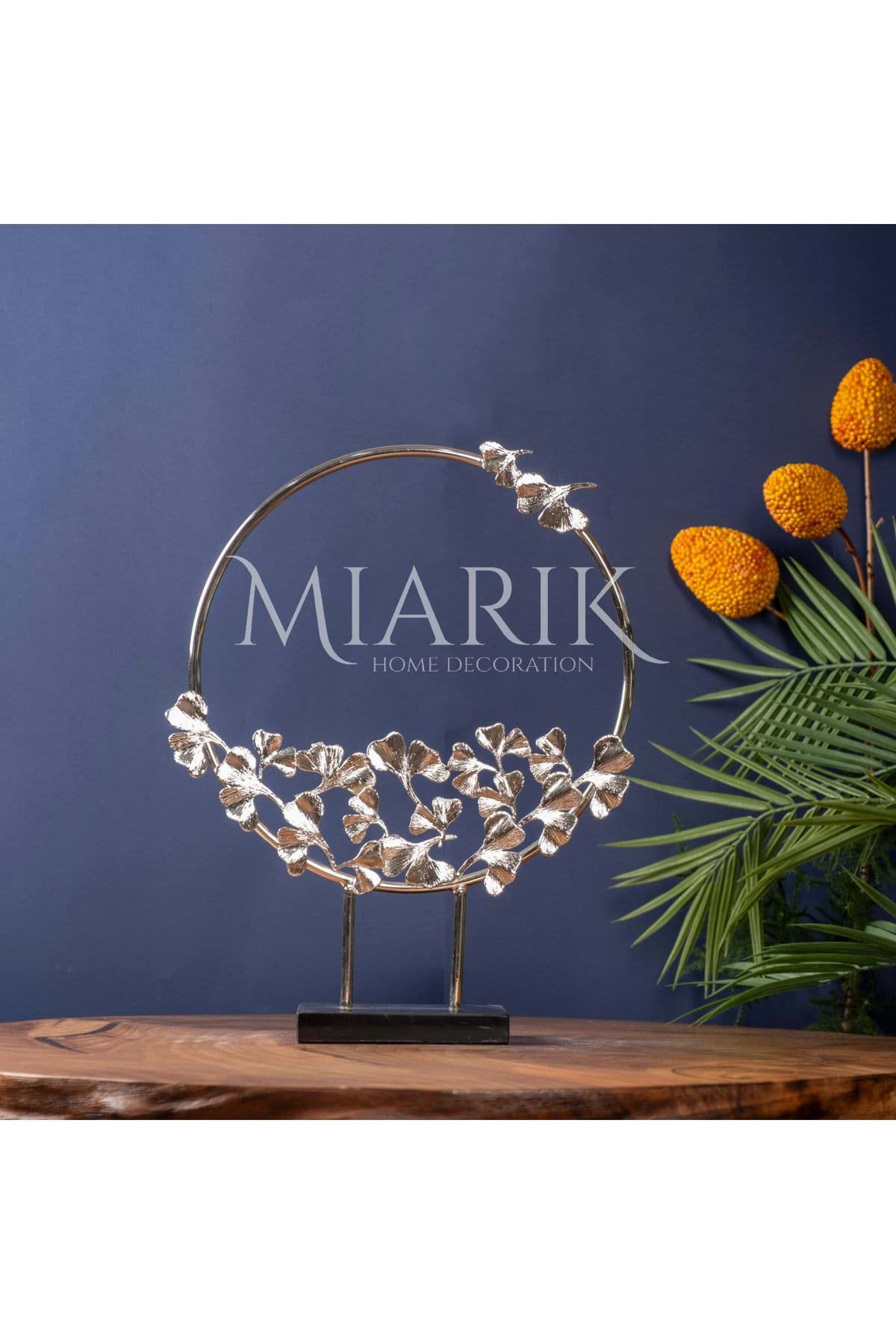 Dekoratif Ginko Yaprak Obje resmi