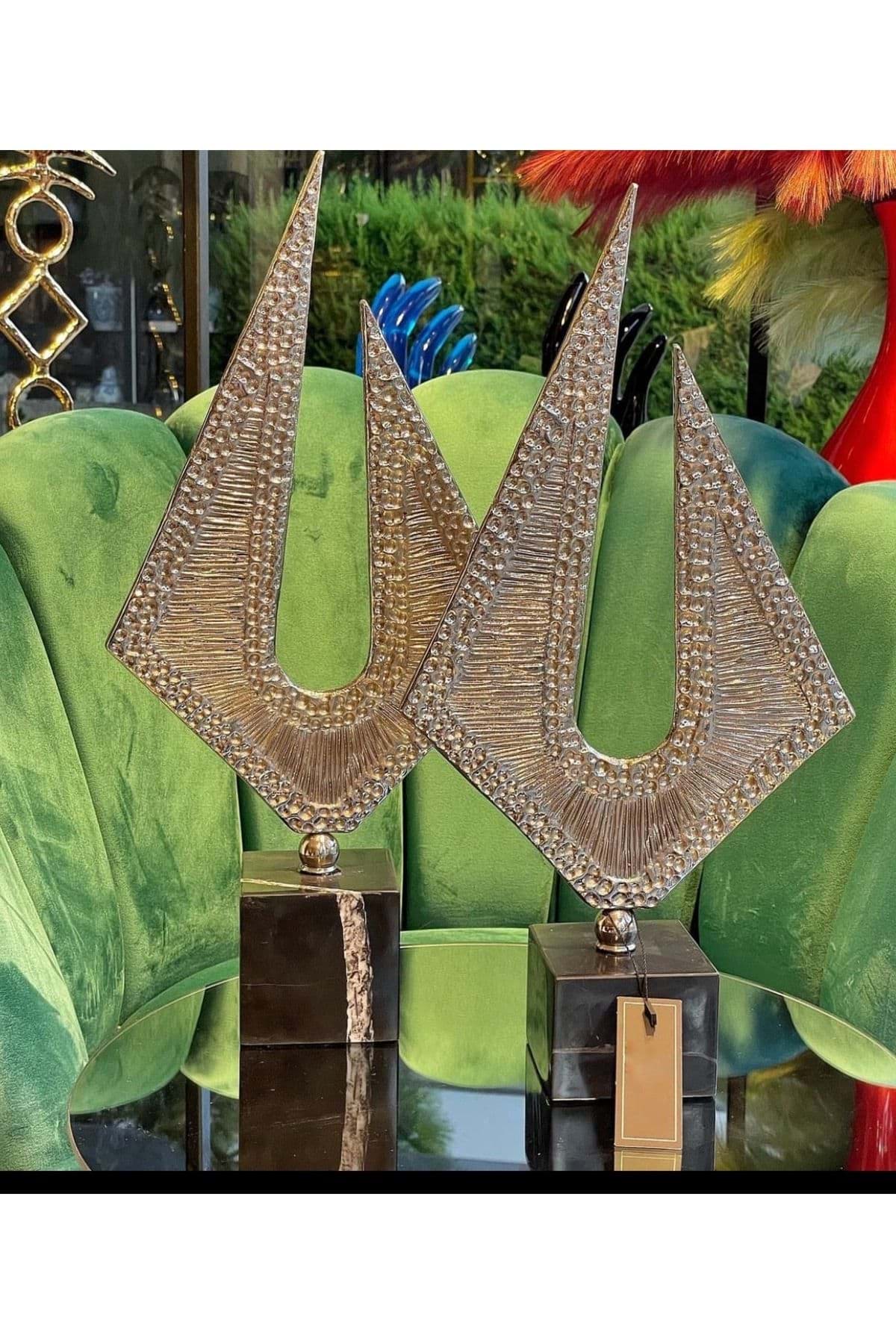 Dekoratif Siyah Mermer Kaideli Yelken Obje resmi