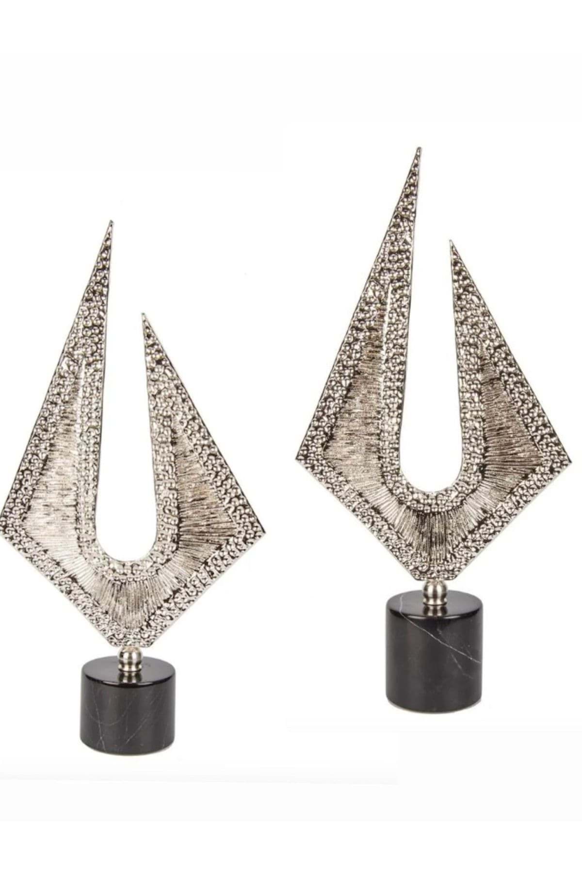 Dekoratif Siyah Mermer Kaideli Yelken Obje resmi