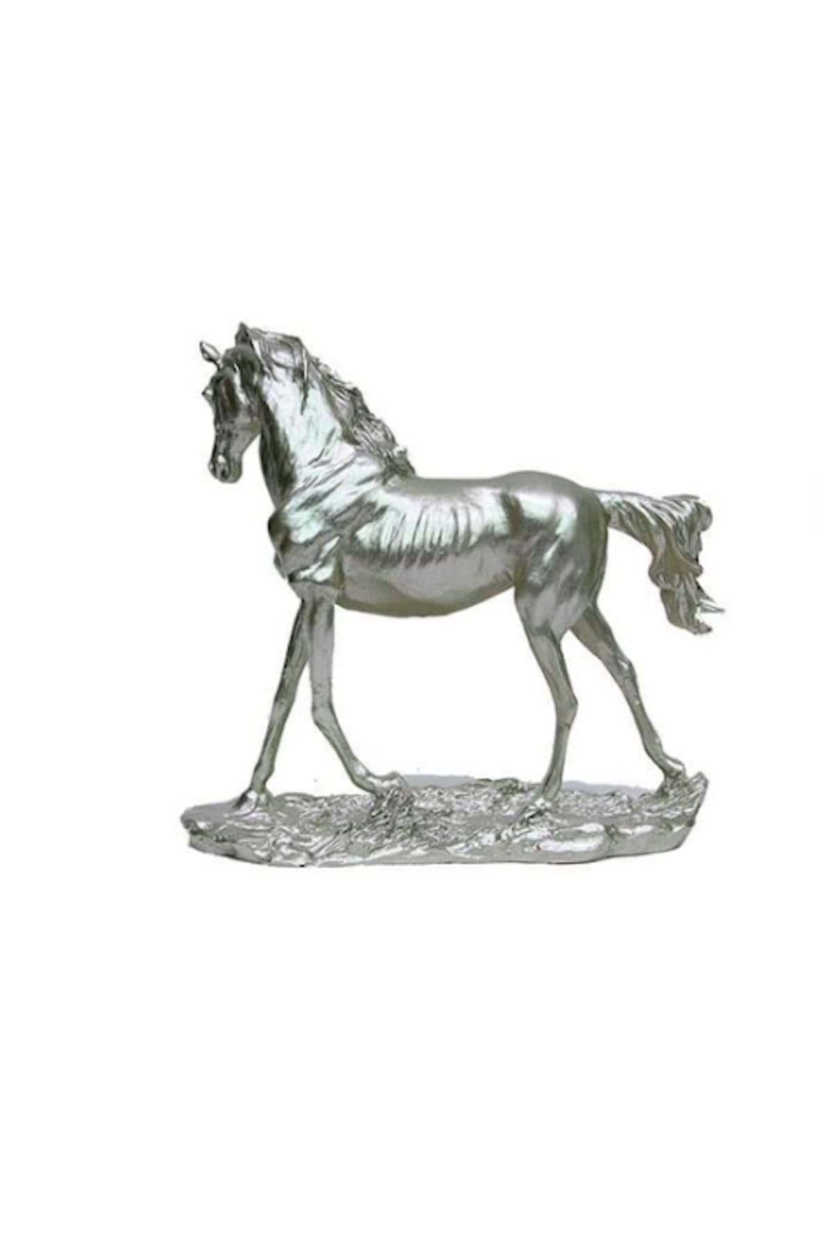 Dekoratif Yürüyen At Figür Biblo resmi