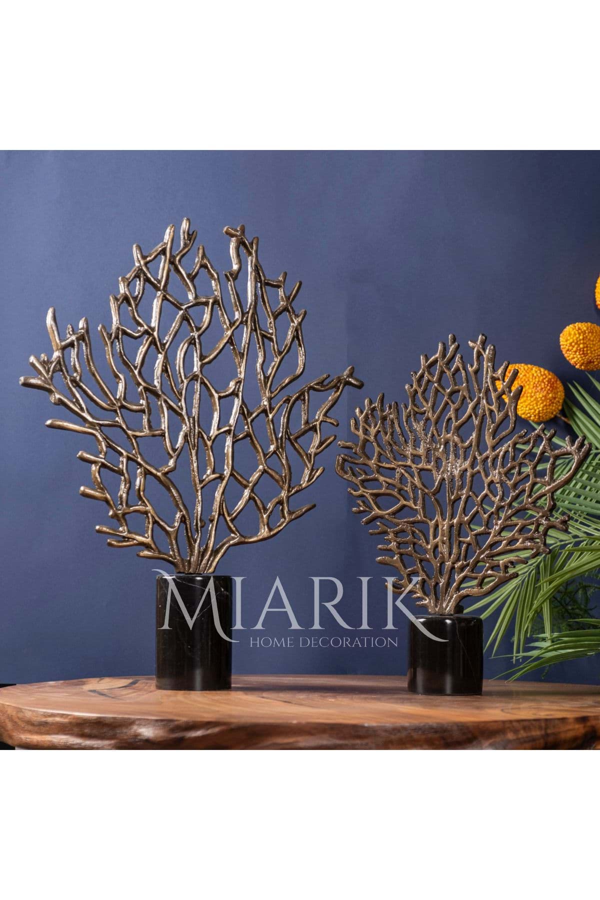 Dekoratif Hayat Ağacı Obje İkili Obje resmi