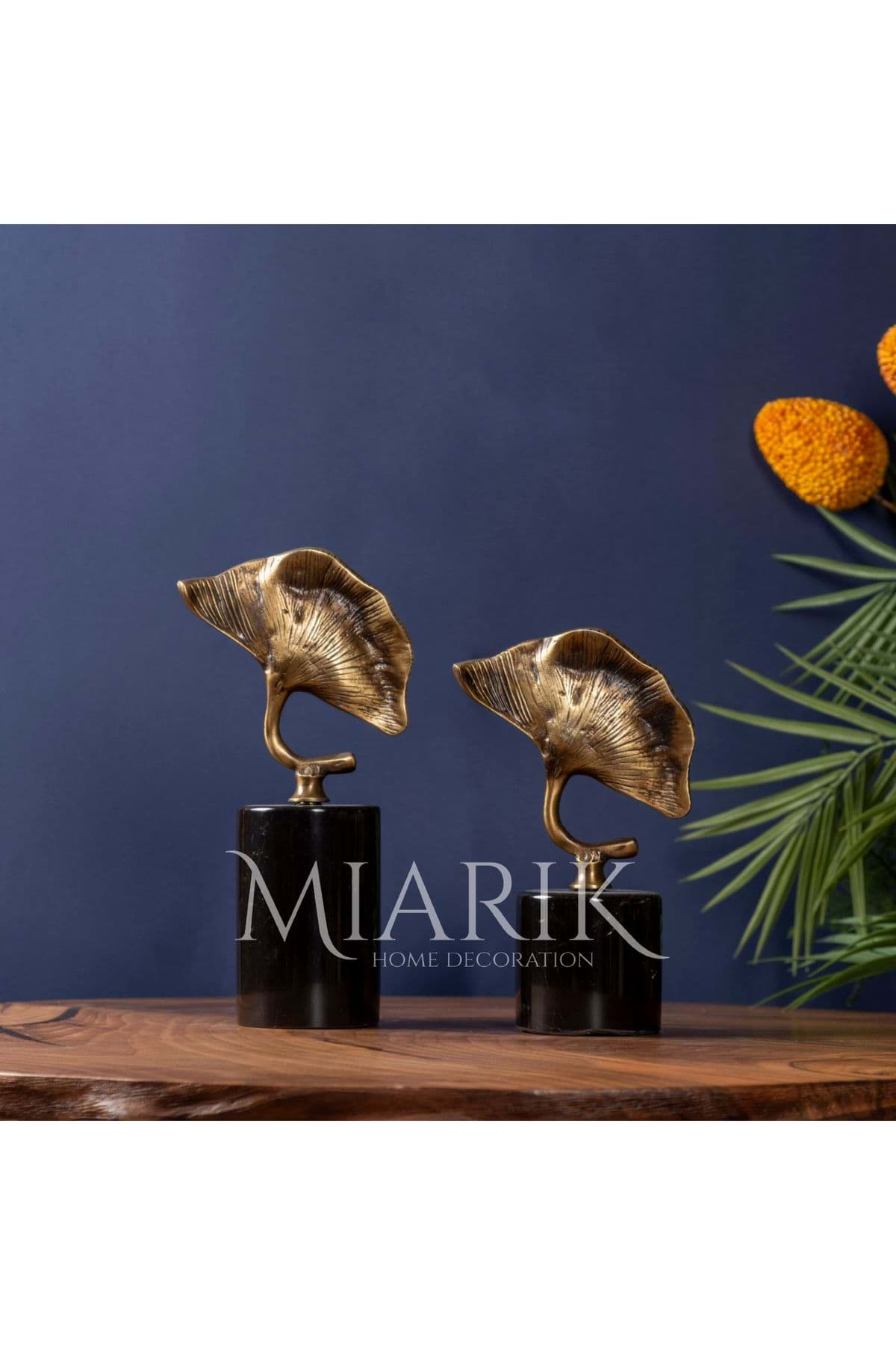 Dekoratif Mermer Kaideli 2 Li Eskitme Mantar Dekor resmi