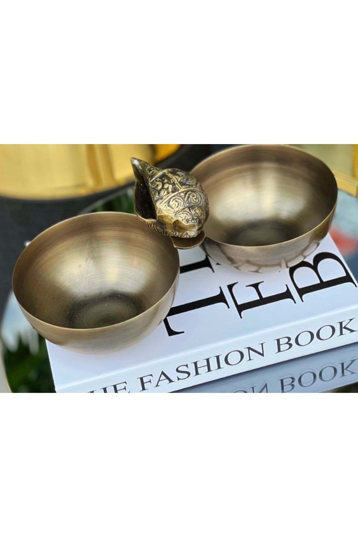 Dekoratif 2li Midye Kabuklu Çerezlik resmi