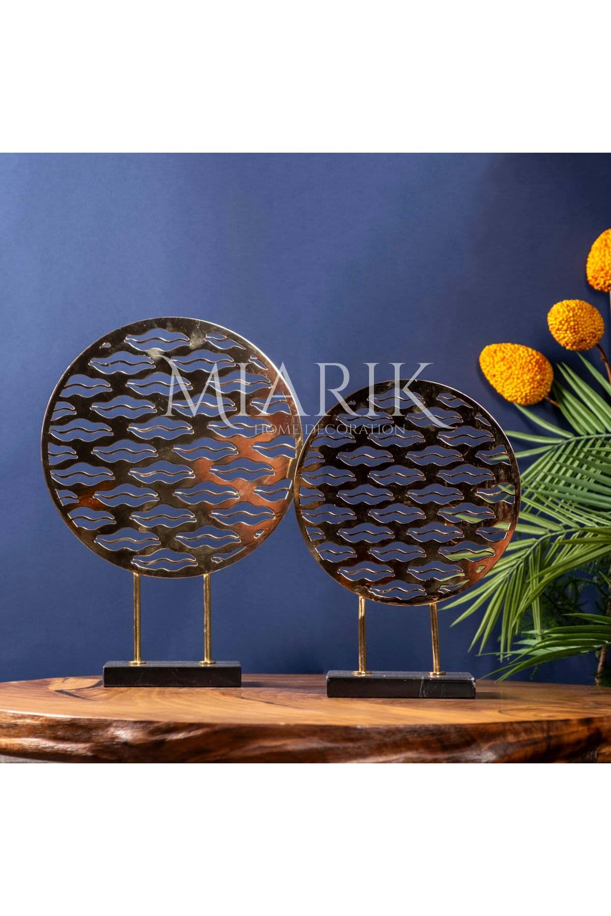 Dekoratif Yuvarlak 2li Dudak Obje resmi