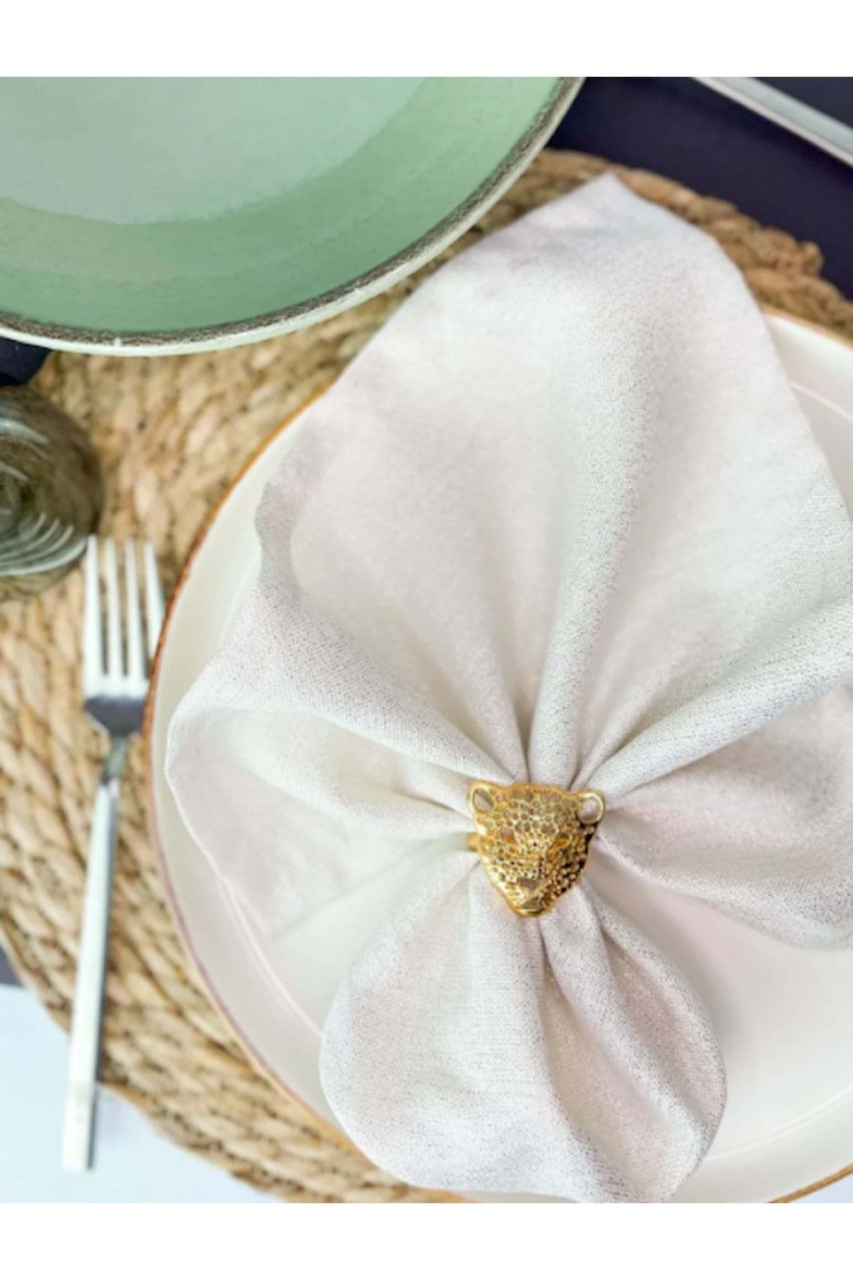 Döküm 6’lı Peçete Halkası Peçete Yüzüğü resmi