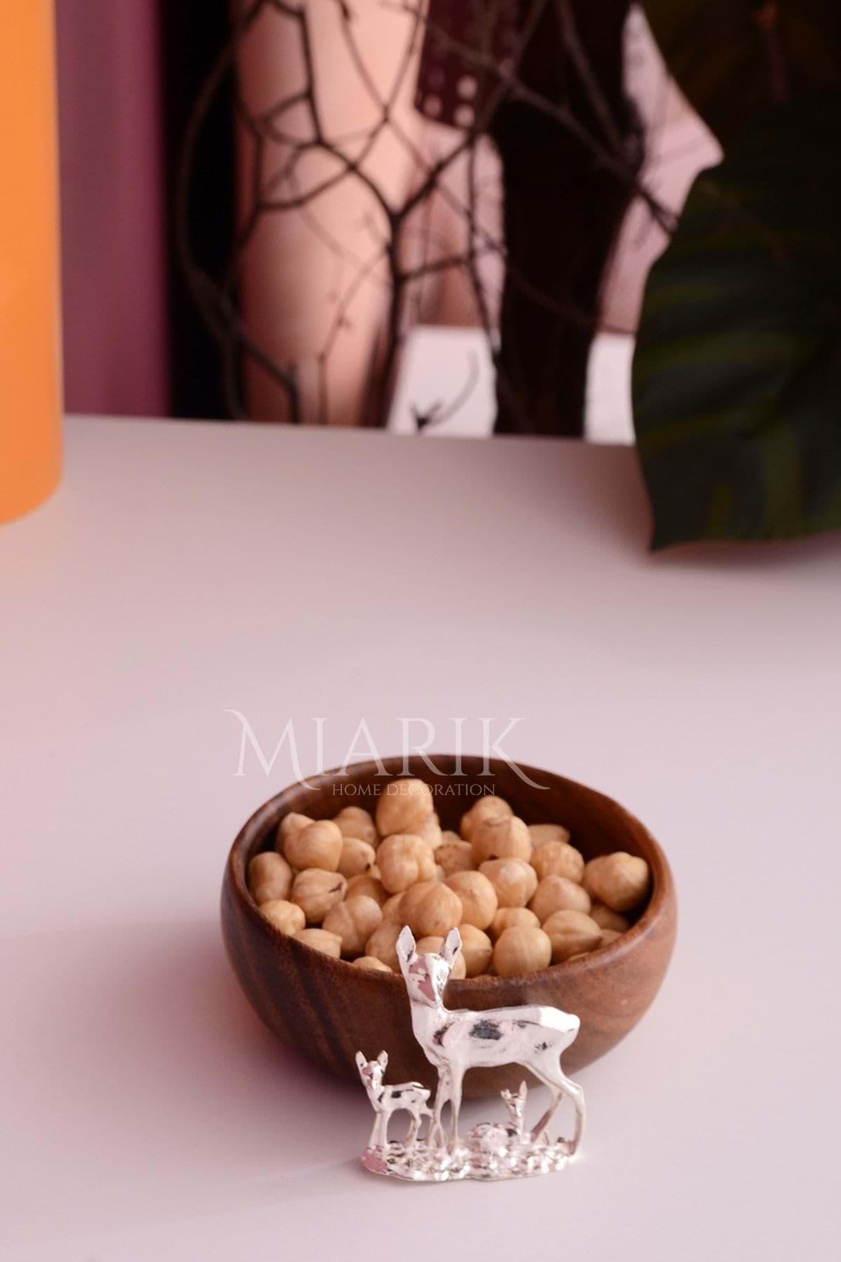 Akasya Ağacı 4'lu Gumus Ceylan Aılesı Kuruyemışlık Çerezlık resmi