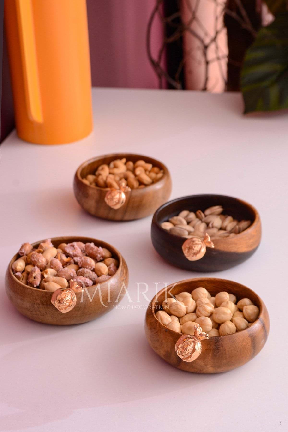 Akasya Ağacı 4'lu Nar Kuruyemışlık Çerezlık resmi