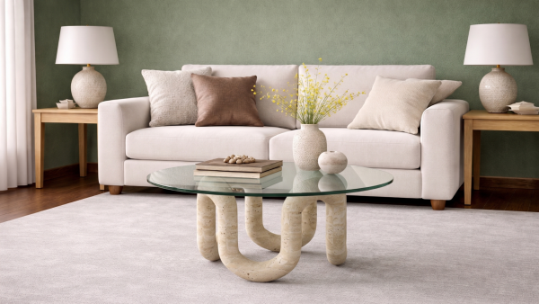 Daffodil- Cam El Oyması Orta Sehpa