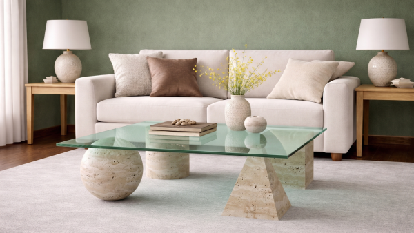 Sarandon-Silindir Ayak Geçmeli Orta Sehpa