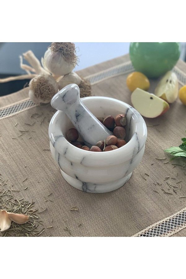 Leylak Mermer Havan
