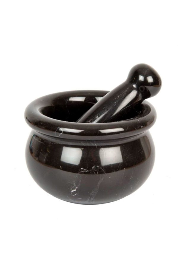 Siyah Mermer Havan